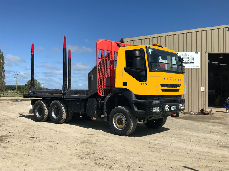 Off road logging truck